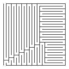 Black square maze(24x24)