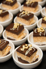  Collection of delicious chocolatecheese cake mini dessert