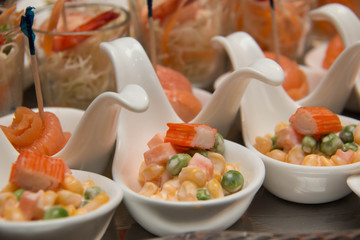  delicious assorted mini food standing cocktai banquet