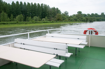 Obraz premium Schifffahrt auf den Rhein