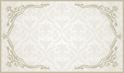 wedding card design, paisley floral pattern , India