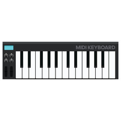 Fototapeta premium Modern MIDI Keyboard