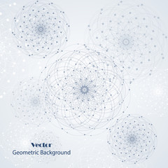 Vector geometric background
