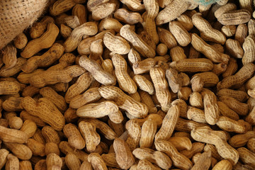 peanuts in sack