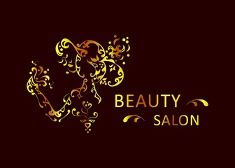 beauty salon gold