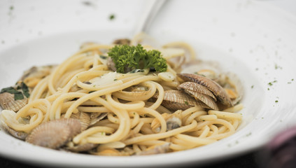 spaghetti Clams source
