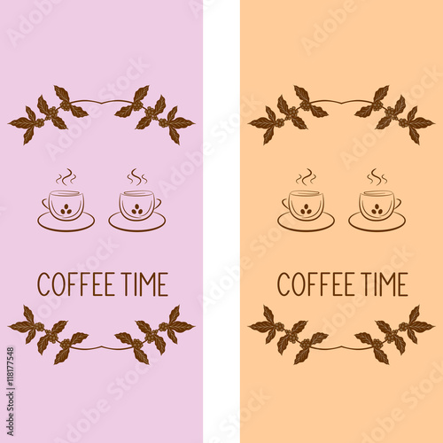 template design of menu business card banner advertisement