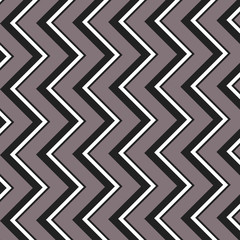 Black and White Zig Zag Lines Pattern - Background Design