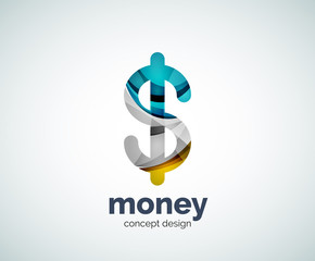 Vector dollar logo template