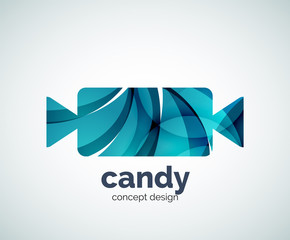 Vector candy logo template
