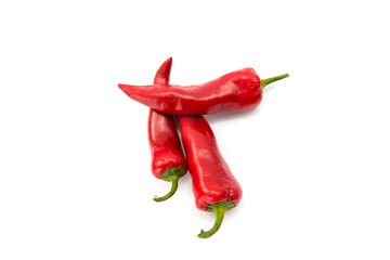 Chili pepper isolated on white background