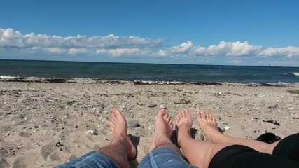 Relaxen am Strand