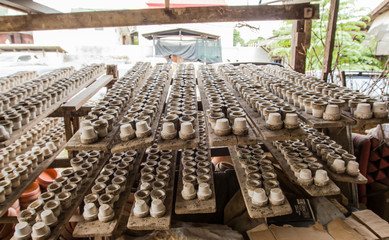 Obraz premium Earthenware Block,Use for made Earthenware