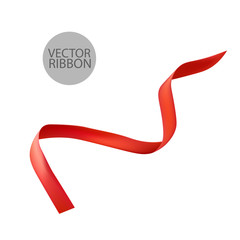 Red Vector Ribbon