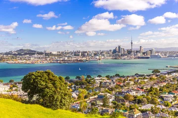 Peel and stick wall murals New Zealand Skyline of Auckland  1, New Zealand