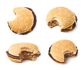 Fresh hamburger isolated