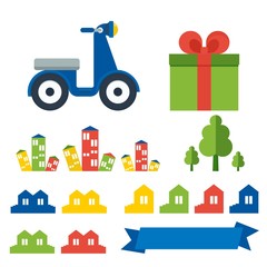 scooter delivery elements