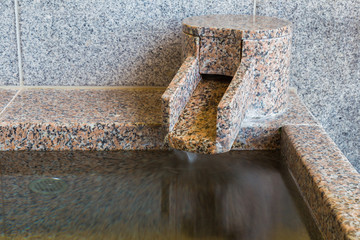 onsen marble bathtub