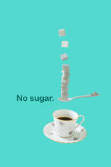 The coffee with different level of sweetness.