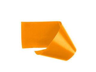 Single piece of insulating tape isolated