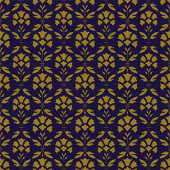 Antique seamless background 522 vintage elegant curve cross leaf flower
