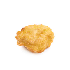 Breaded chicken nugget composition isolated