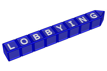 Blocks with word lobbying