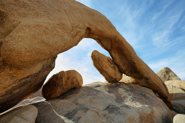 Arch rock in Joshua Tree national park