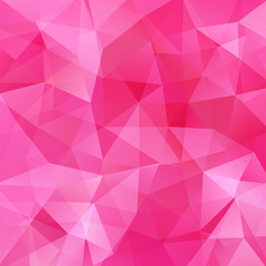 Abstract background consisting of pink  triangles, vector illustration
