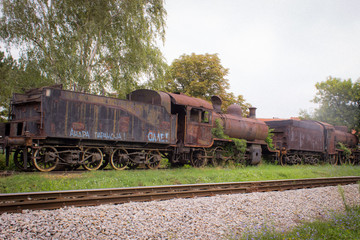 Obraz premium Antique train