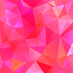 abstract background consisting of pink triangles, vector illustration