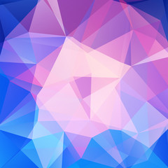 Obraz premium Abstract geometric style blue background. Colorful business background