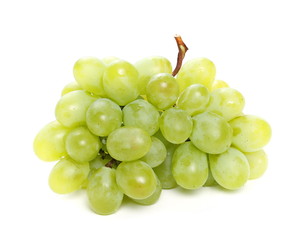 grapes isolated on white