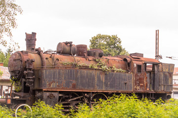 Naklejka premium Antique train