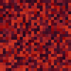 Seamless geometric checked pattern. Red, orange, brown colors