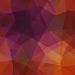 abstract background consisting of brown triangles, vector illustration