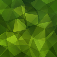 Plakat abstract background consisting of green triangles, vector illustation