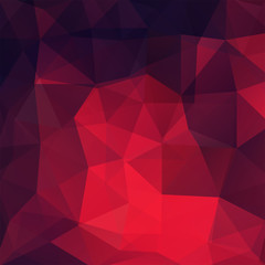 abstract background consisting of red triangles, vector illustration
