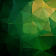 Fototapeta na wymiar abstract background consisting of green triangles, vector illustation