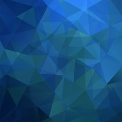 abstract background consisting of blue triangles, vector illustration