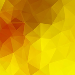 abstract background consisting of yellow triangles, vector illustration