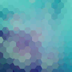 Fototapeta na wymiar Background of geometric shapes. Blue mosaic pattern. Vector EPS