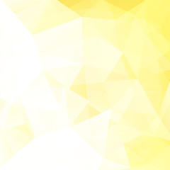Abstract geometric style yellow background. Light business backgroud