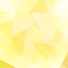 Obraz premium Abstract polygonal vector background. Yellow geometric vector