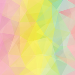Obraz premium abstract background consisting of colorful triangles, vector illustration