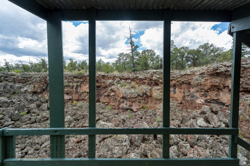Fototapeta premium El Malpais National Monument, Bandero Ice Caves and Volcanic Crater,