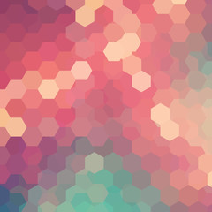 Fototapeta na wymiar Background of geometric shapes. Colorful mosaic pattern. Vector