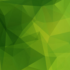 Abstract background consisting of green  triangles. Geometric design
