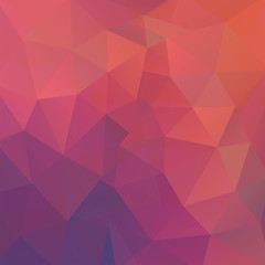 abstract background consisting of orange, purple, pink triangles