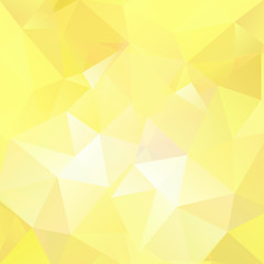abstract background consisting of yellow triangles, vector illustration